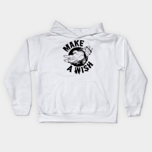 Make a Wish (black) Kids Hoodie